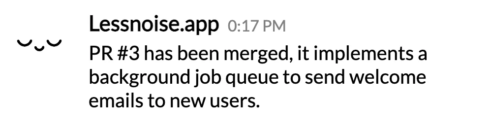 Slack Message